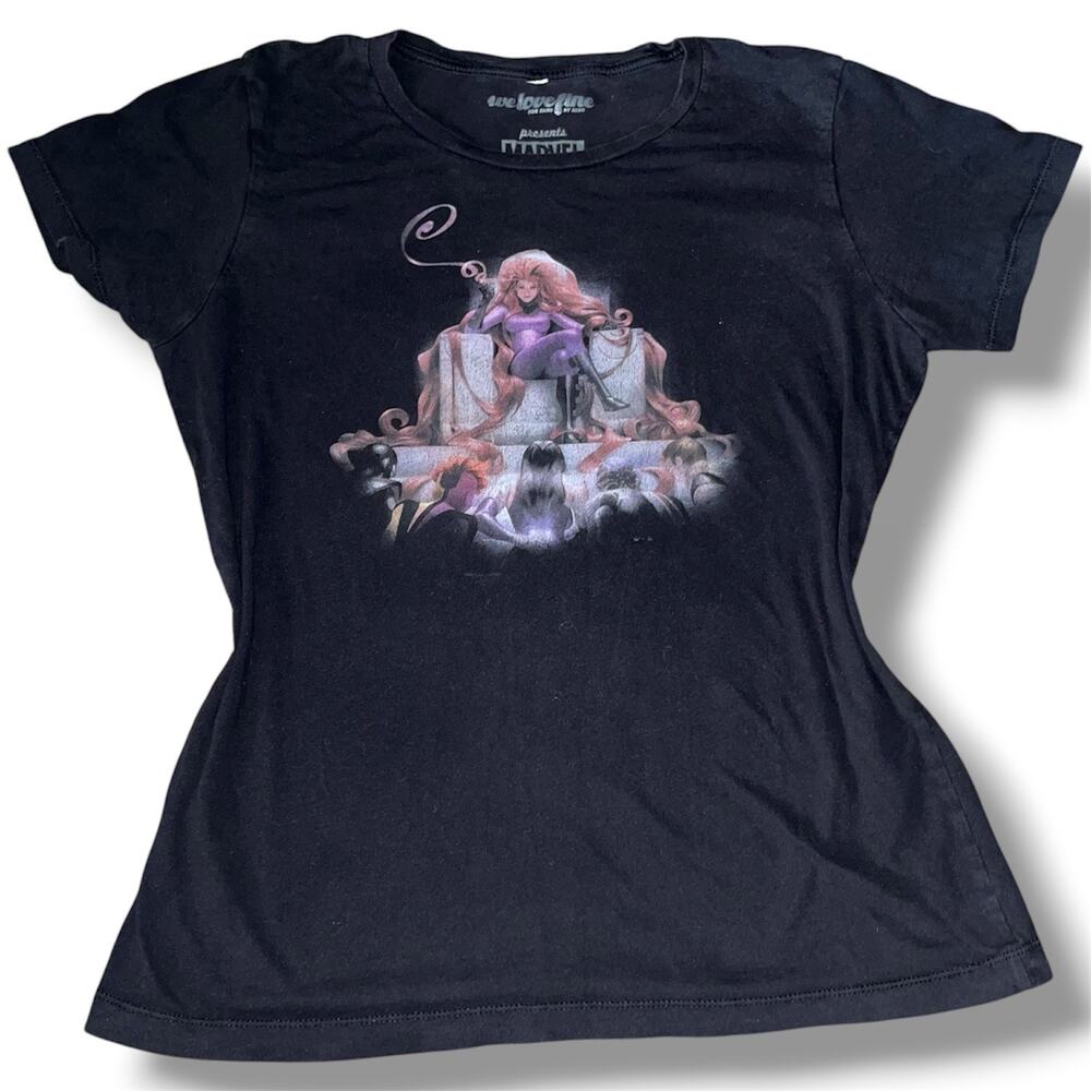 Vintage We Love Fine Marvel Inhumans Medusa Graphic T-Shirt |